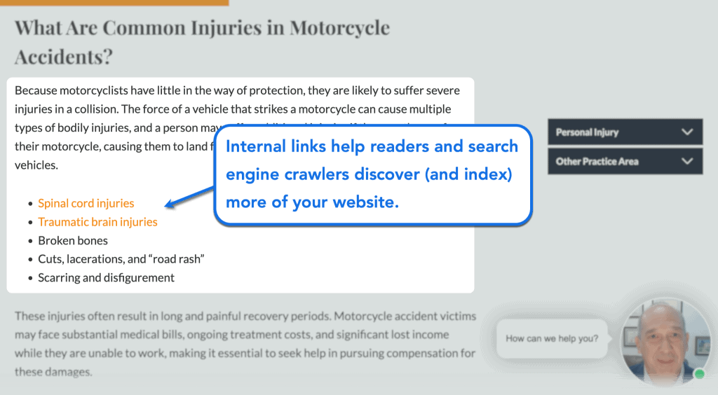 DUI Lawyer SEO: Everything You Need to Know 11 Internal linking