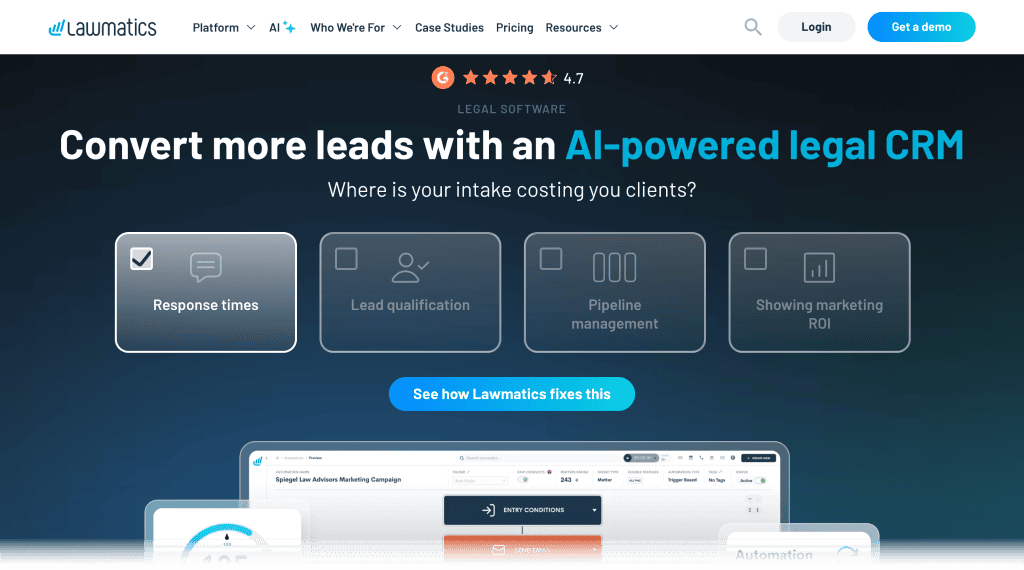 Marketing Automation Tools for Law Firms 2 Lawmatics