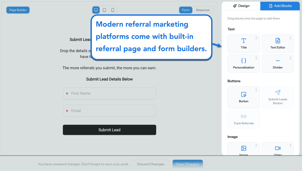 The Modern Law Firm's Guide to Referral Marketing Automation 2 Referral page and form builders