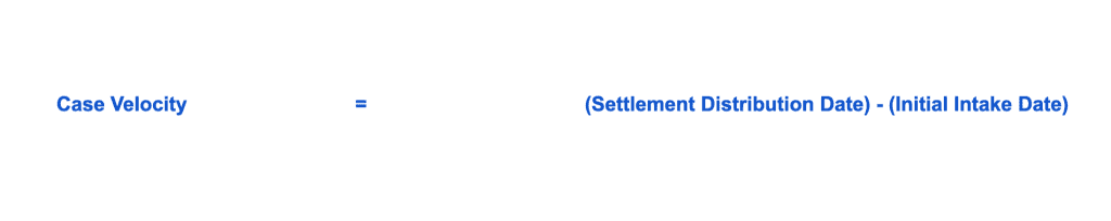 Success KPIs for Personal Injury Law Firms: The Ultimate Performance Guide 3 calculate average case velocity