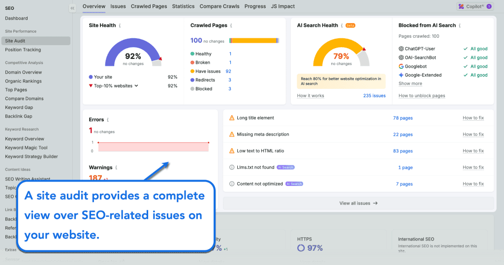 The Ultimate SEO Guide for Estate Planning Lawyers 7 Ahrefs Site Audit
