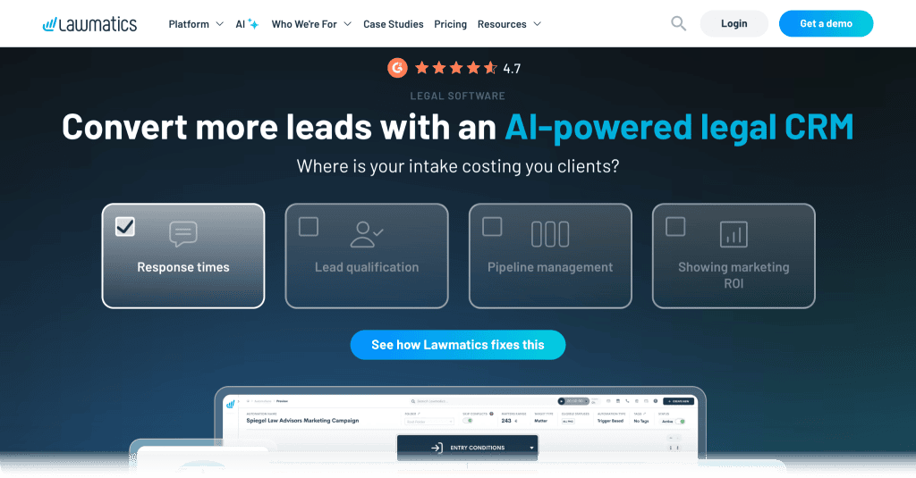 How Law Firms Scale with The Right Tech Stack 2 Lawmatics