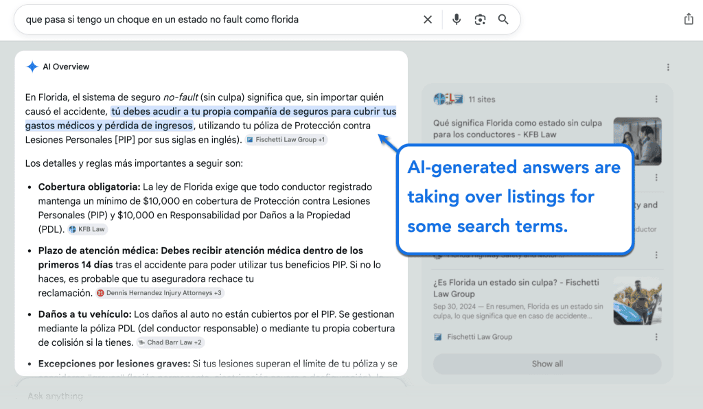 Spanish SEO For Lawyers: Why It Matters in 2026 6 AI Overviews