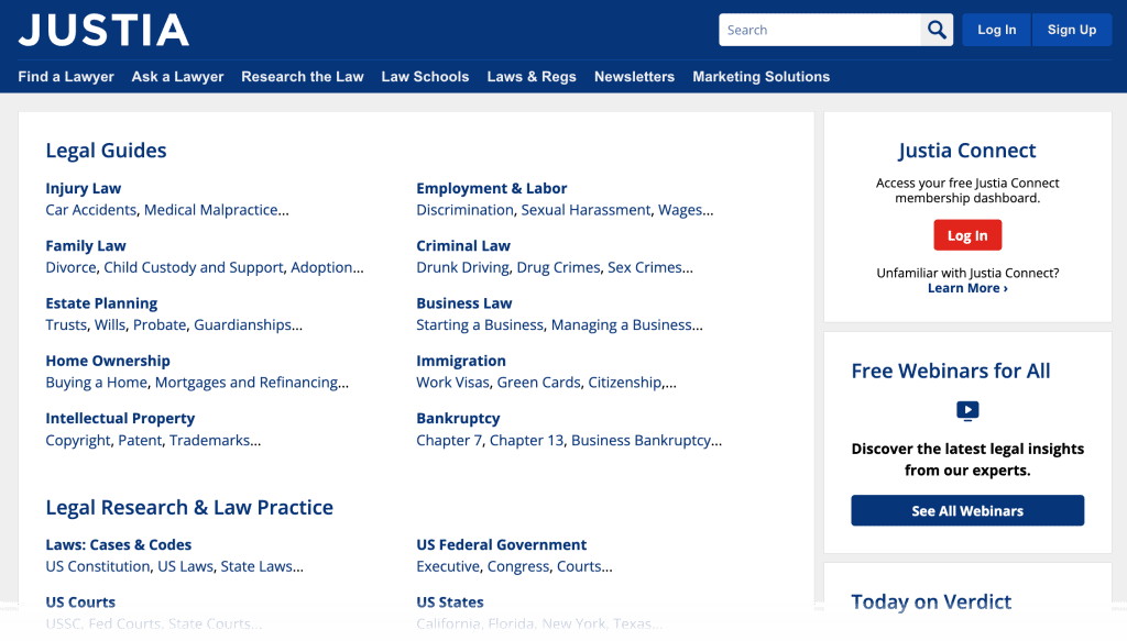 9 Best Legal Directories for Lawyers and Law Firms 3 Justia