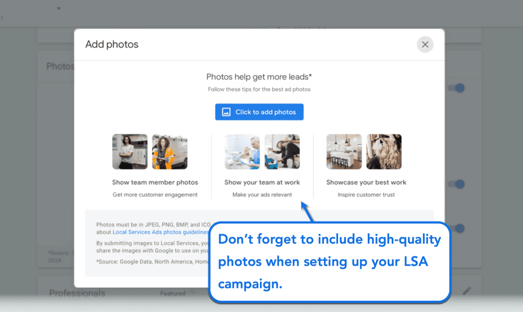 Local Service Ads for Lawyers: A Guide to More Calls, Cases, and Clients 5 Add Photos to Your Local Service Ads Campaign