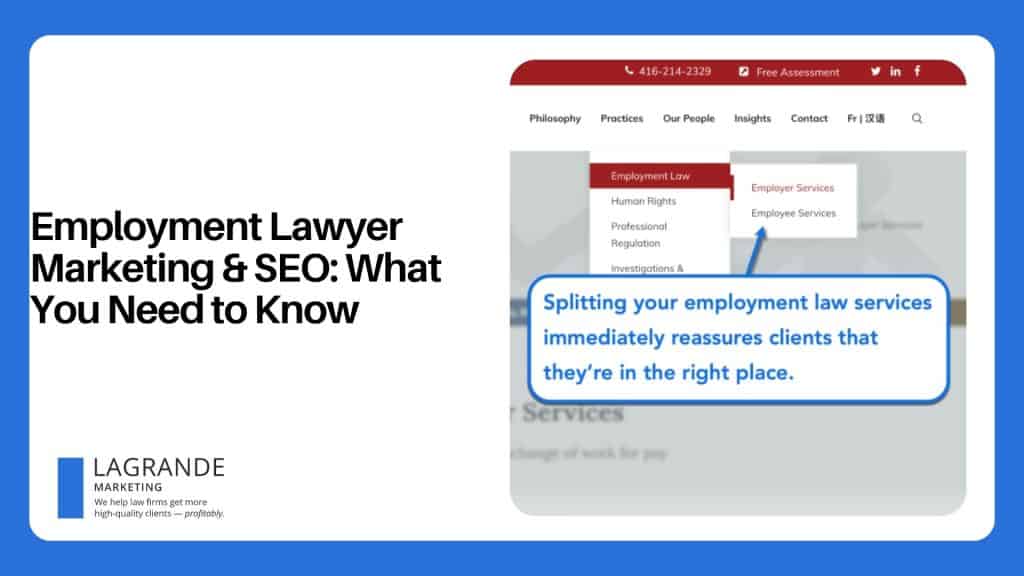Employment Lawyer Marketing and SEO