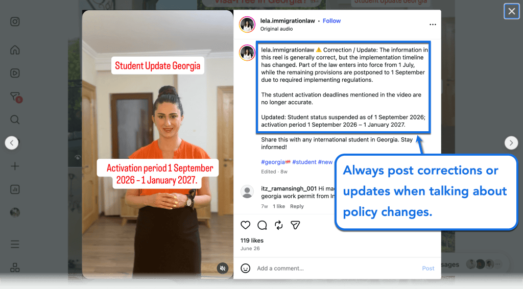 The Ultimate Guide to Immigration Law Firm Marketing & SEO 25 Instagram Reel Caption